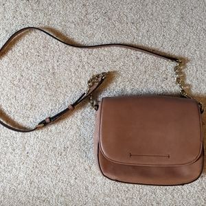 Banana Republic cross body saddlebag purse